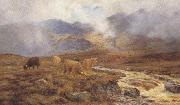 Louis bosworth hurt On Rannoch Moor (mk37) Spain oil painting artist